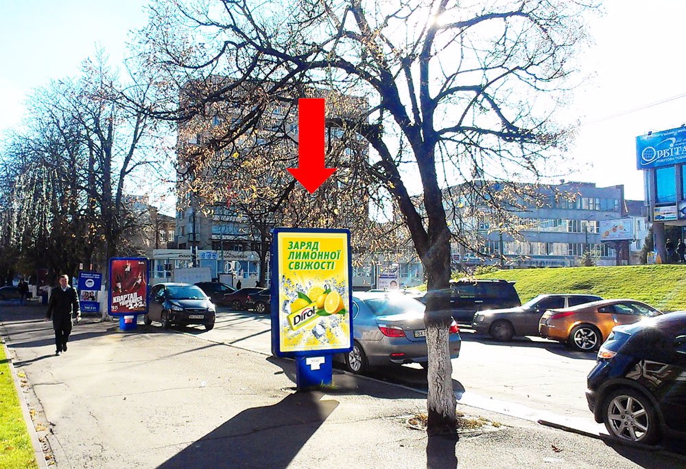 Сітілайт №158800 в місті Хмельницький (Хмельницька область), розміщення зовнішнішньої реклами, IDMedia-оренда найнижчі ціни!