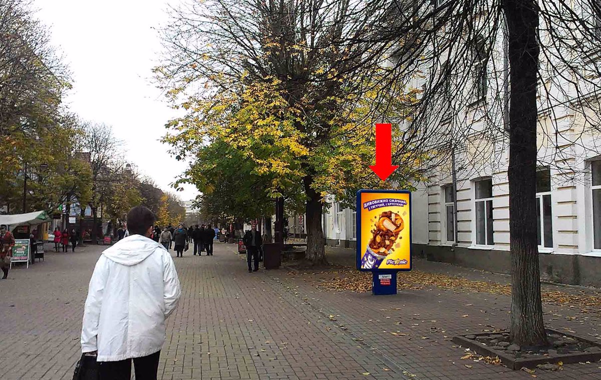 Сітілайт №158809 в місті Хмельницький (Хмельницька область), розміщення зовнішнішньої реклами, IDMedia-оренда найнижчі ціни!