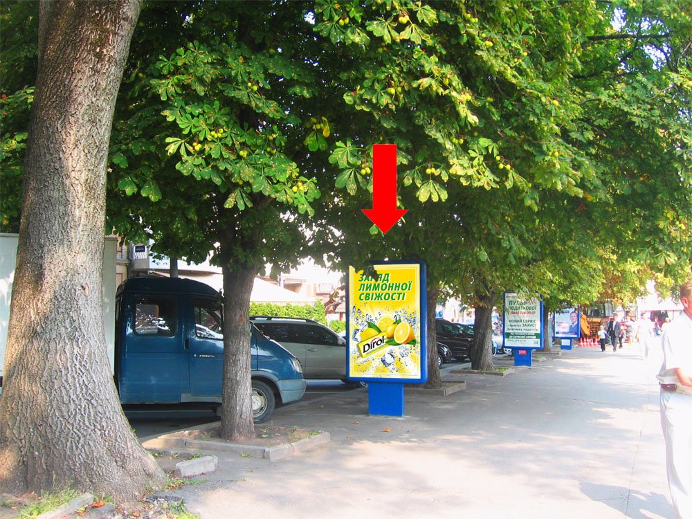 Сітілайт №158819 в місті Хмельницький (Хмельницька область), розміщення зовнішнішньої реклами, IDMedia-оренда найнижчі ціни!
