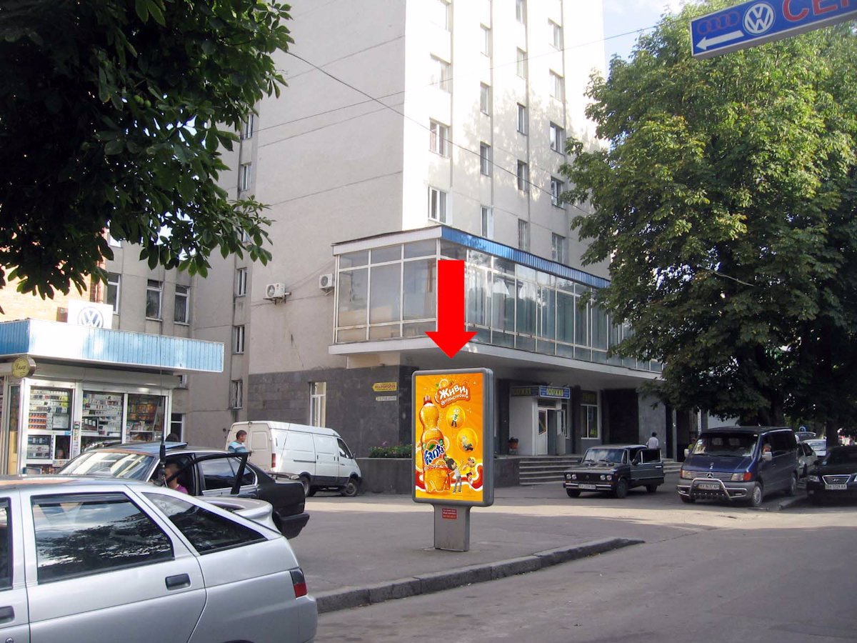 Сітілайт №158910 в місті Хмельницький (Хмельницька область), розміщення зовнішнішньої реклами, IDMedia-оренда найнижчі ціни!