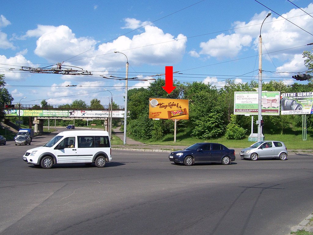 `Билборд №159205 в городе Черкассы (Черкасская область), размещение наружной рекламы, IDMedia-аренда по самым низким ценам!`