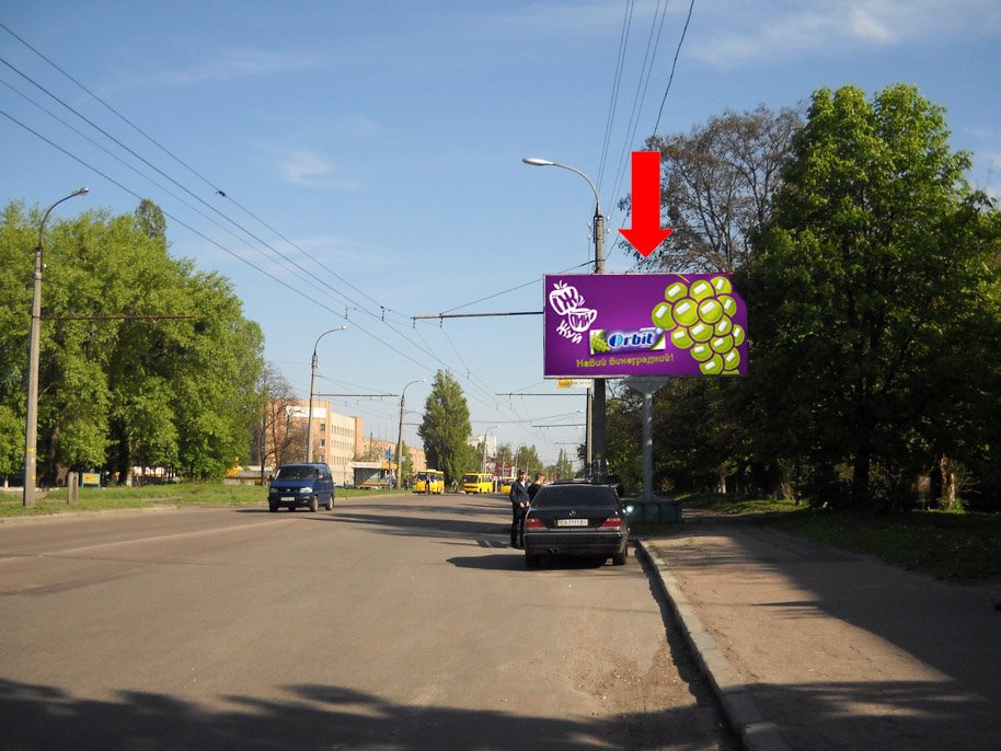 `Билборд №159335 в городе Черкассы (Черкасская область), размещение наружной рекламы, IDMedia-аренда по самым низким ценам!`