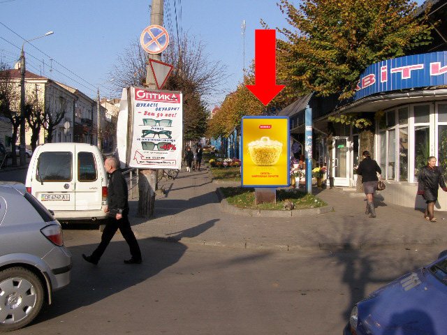 Сітілайт №160249 в місті Чернівці (Чернівецька область), розміщення зовнішнішньої реклами, IDMedia-оренда найнижчі ціни!