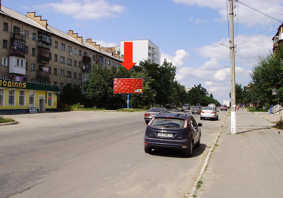 `Билборд №160373 в городе Шепетовка (Хмельницкая область), размещение наружной рекламы, IDMedia-аренда по самым низким ценам!`