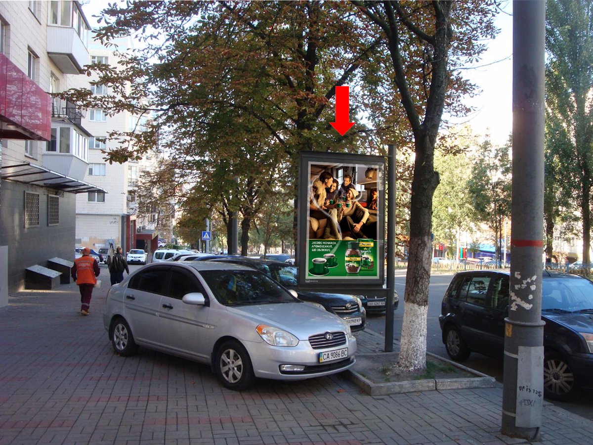 Сітілайт №164840 в місті Київ (Київська область), розміщення зовнішнішньої реклами, IDMedia-оренда найнижчі ціни!