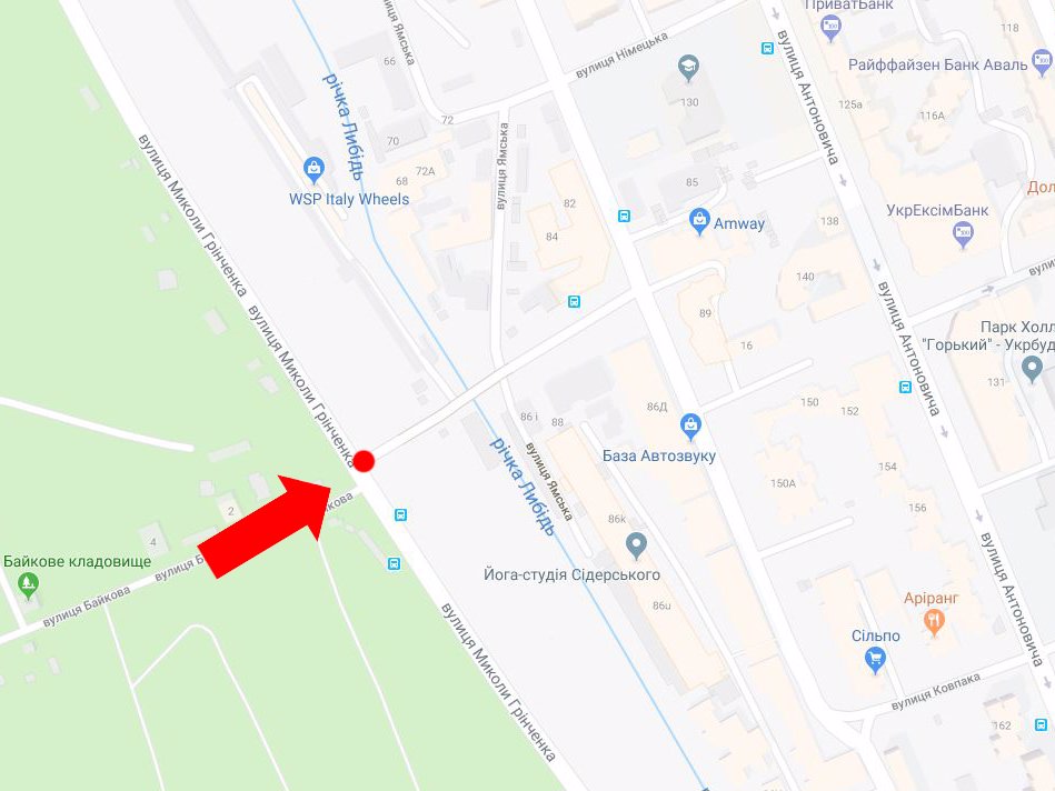 IDMedia Наружная реклама в городе Киев (Киевская область), Растяжку в городе Киев №167797 схема