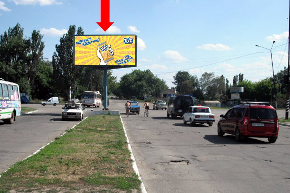 Білборд №168521 в місті Олександрія (Кіровоградська область), розміщення зовнішнішньої реклами, IDMedia-оренда найнижчі ціни!
