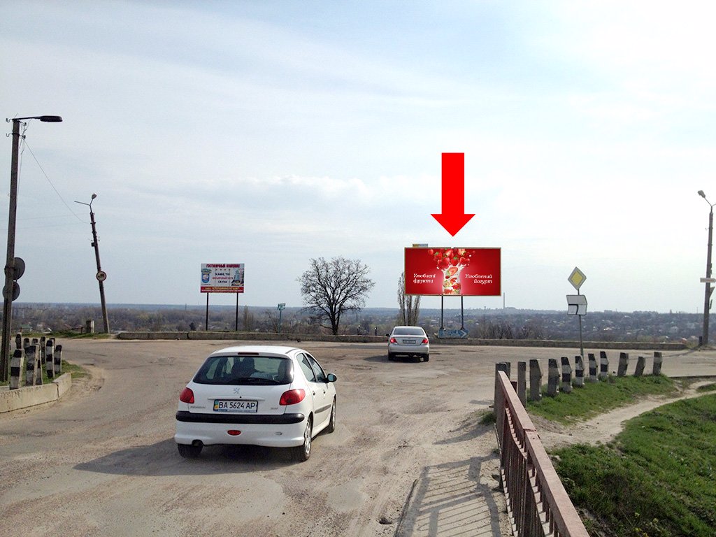 Білборд №168532 в місті Олександрія (Кіровоградська область), розміщення зовнішнішньої реклами, IDMedia-оренда найнижчі ціни!