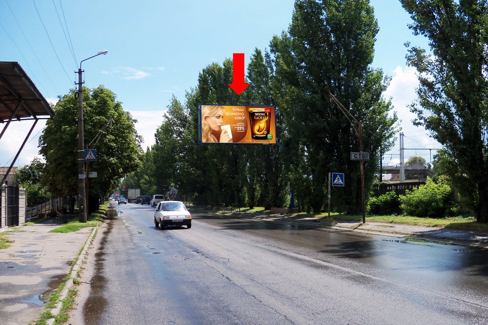 `Билборд №168606 в городе Белая Церковь (Киевская область), размещение наружной рекламы, IDMedia-аренда по самым низким ценам!`