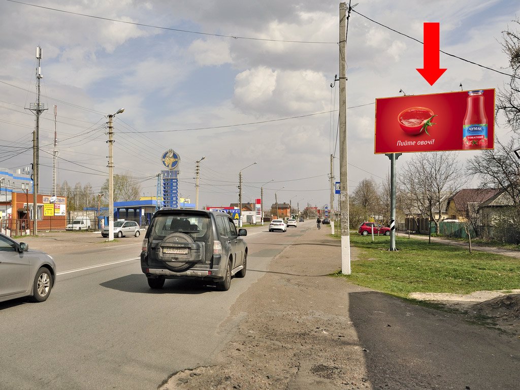 `Билборд №168772 в городе Борисполь (Киевская область), размещение наружной рекламы, IDMedia-аренда по самым низким ценам!`