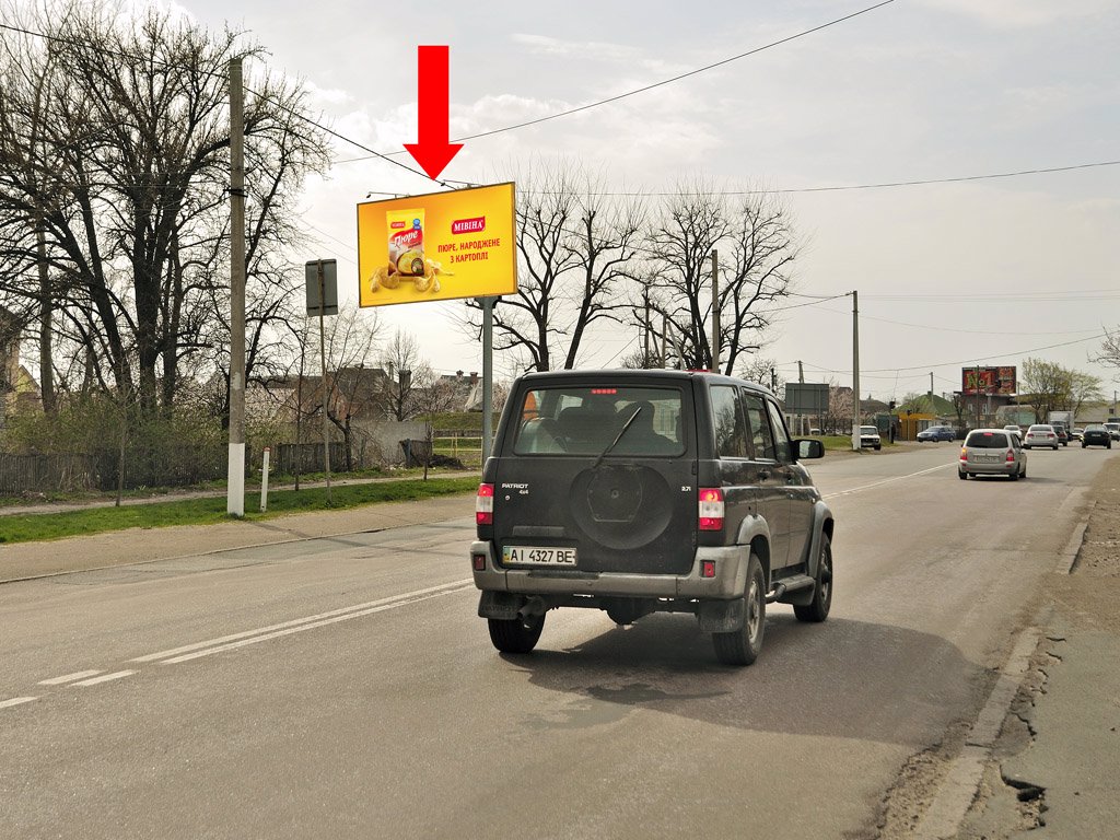 `Билборд №168775 в городе Борисполь (Киевская область), размещение наружной рекламы, IDMedia-аренда по самым низким ценам!`