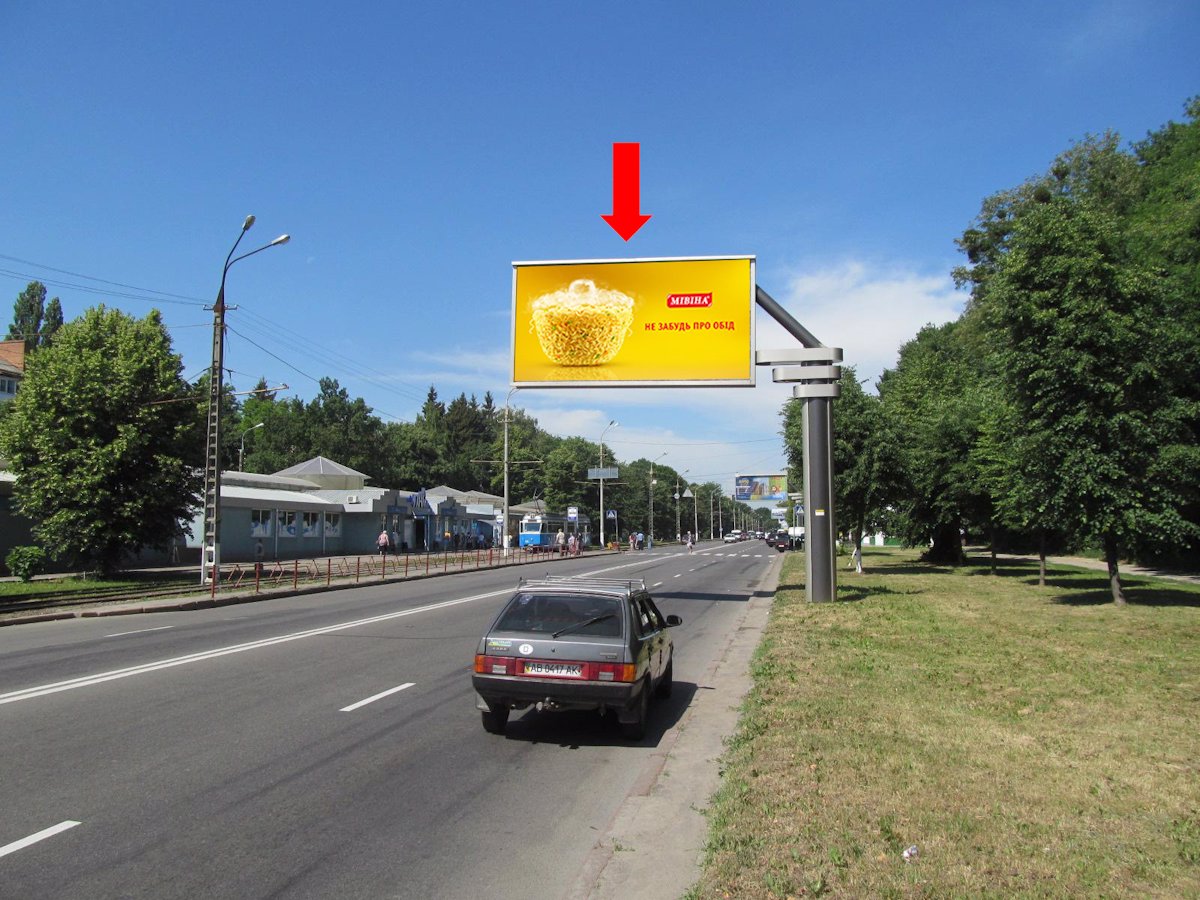 `Билборд №169398 в городе Винница (Винницкая область), размещение наружной рекламы, IDMedia-аренда по самым низким ценам!`