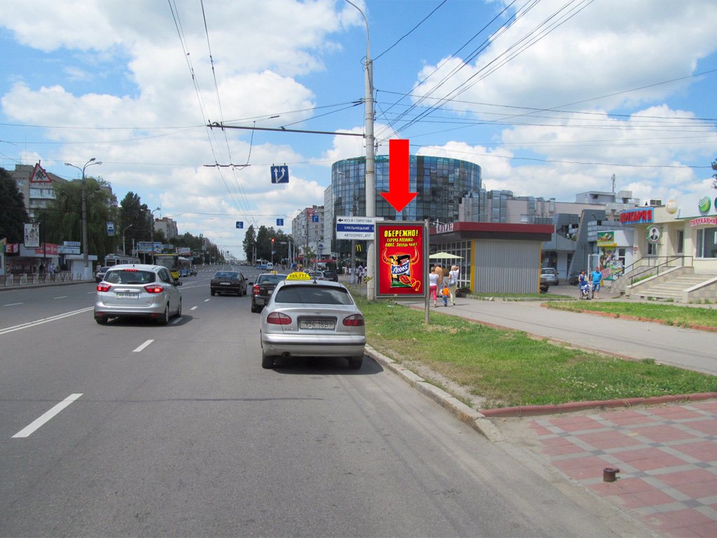 Сітілайт №169512 в місті Вінниця (Вінницька область), розміщення зовнішнішньої реклами, IDMedia-оренда найнижчі ціни!