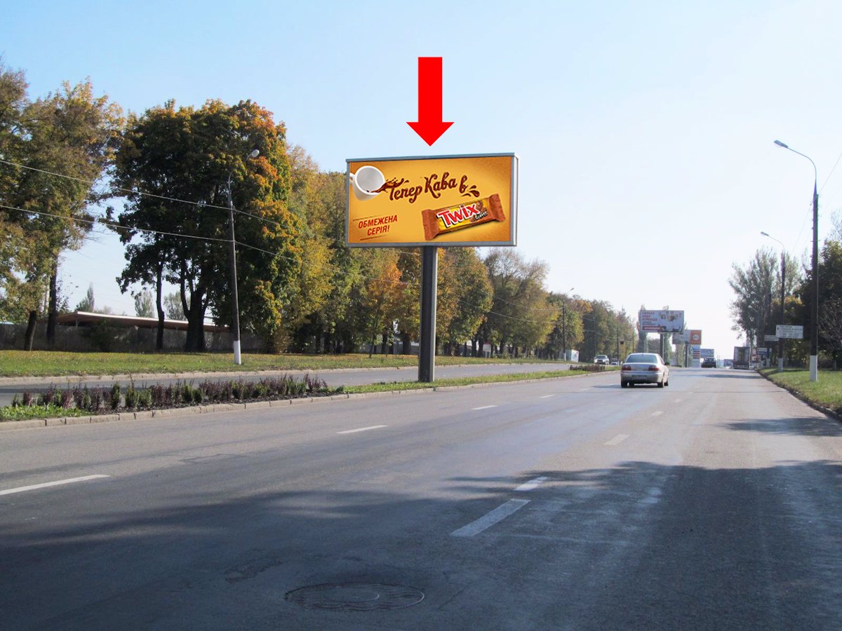 `Билборд №169536 в городе Винница (Винницкая область), размещение наружной рекламы, IDMedia-аренда по самым низким ценам!`