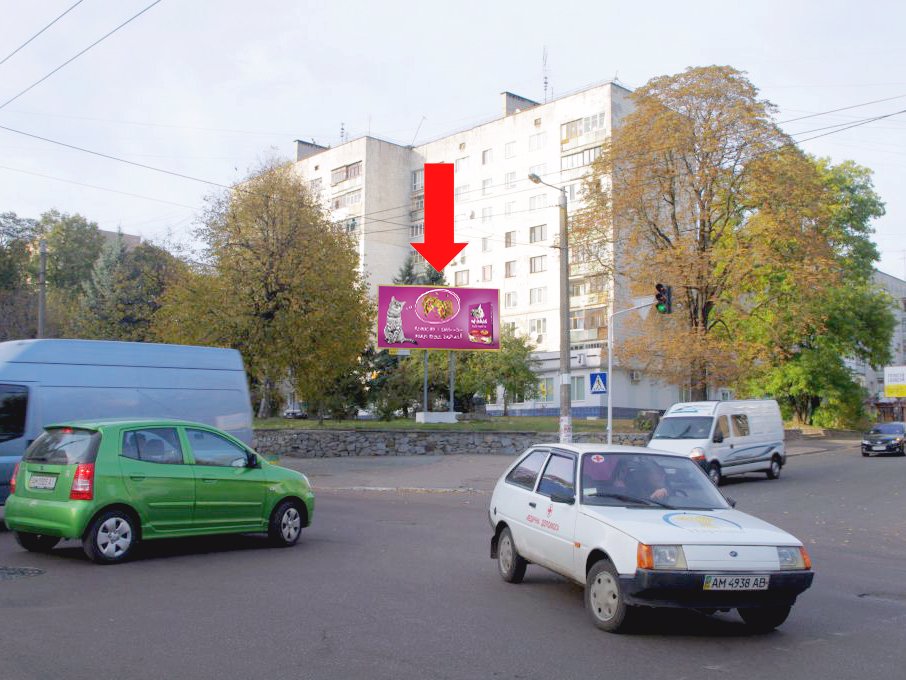 Білборд №173106 в місті Житомир (Житомирська область), розміщення зовнішнішньої реклами, IDMedia-оренда найнижчі ціни!