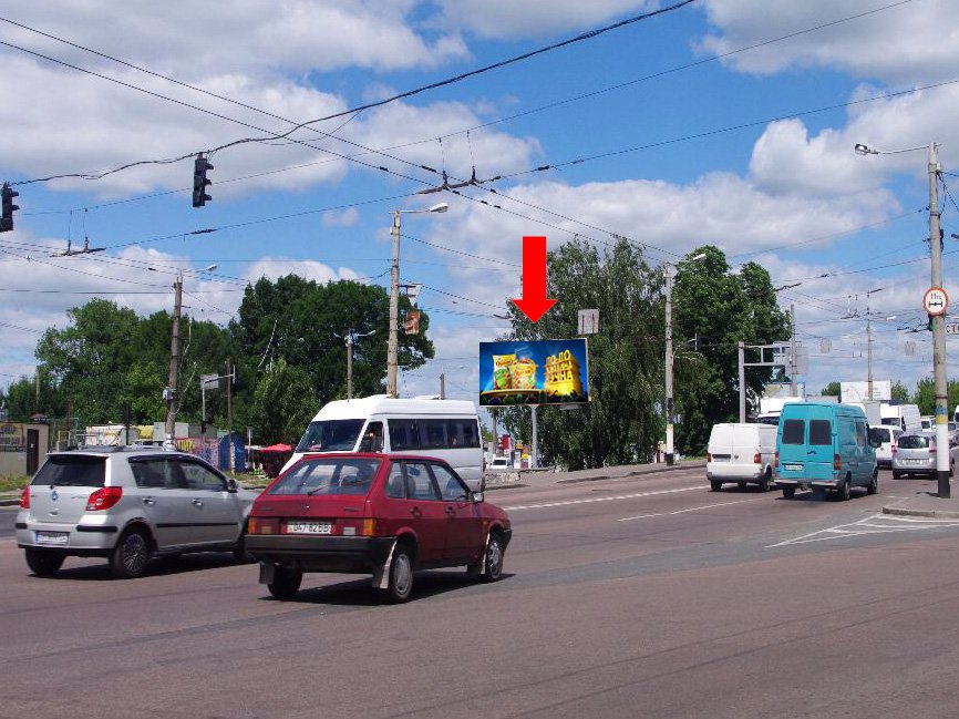 Білборд №173116 в місті Житомир (Житомирська область), розміщення зовнішнішньої реклами, IDMedia-оренда найнижчі ціни!