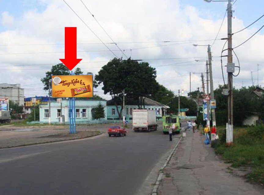 `Билборд №173124 в городе Житомир (Житомирская область), размещение наружной рекламы, IDMedia-аренда по самым низким ценам!`