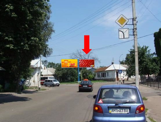 Білборд №173136 в місті Житомир (Житомирська область), розміщення зовнішнішньої реклами, IDMedia-оренда найнижчі ціни!