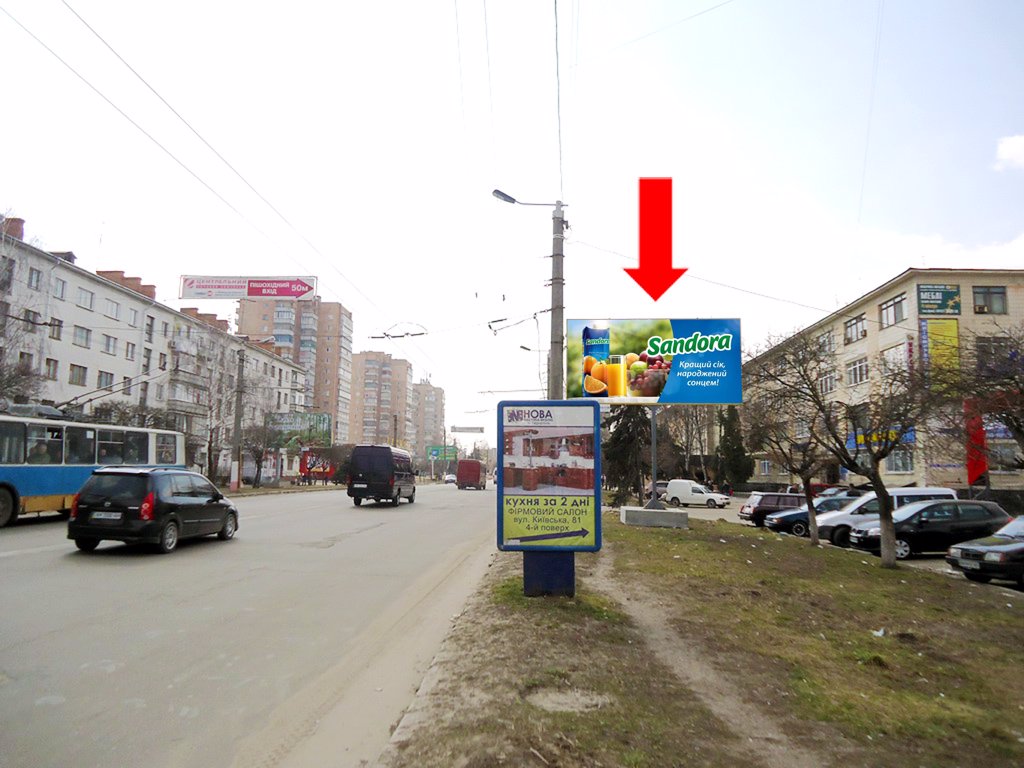 `Билборд №173140 в городе Житомир (Житомирская область), размещение наружной рекламы, IDMedia-аренда по самым низким ценам!`