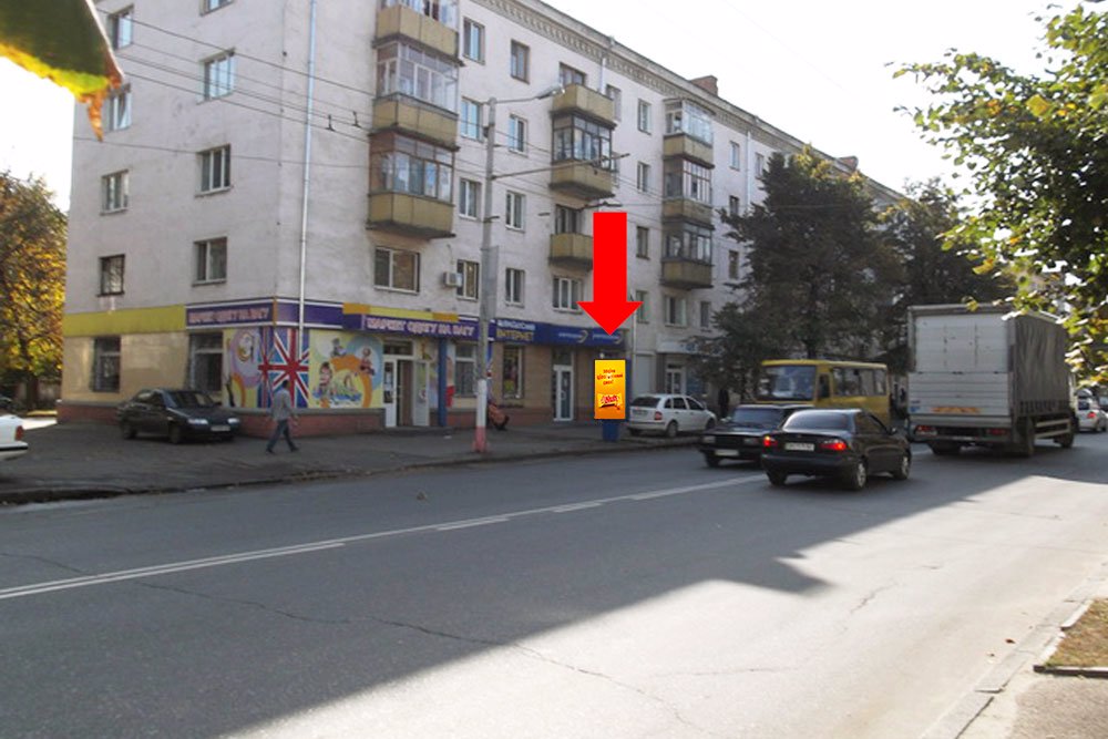 Сітілайт №173180 в місті Житомир (Житомирська область), розміщення зовнішнішньої реклами, IDMedia-оренда найнижчі ціни!