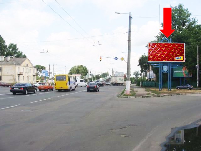 Білборд №173243 в місті Житомир (Житомирська область), розміщення зовнішнішньої реклами, IDMedia-оренда найнижчі ціни!