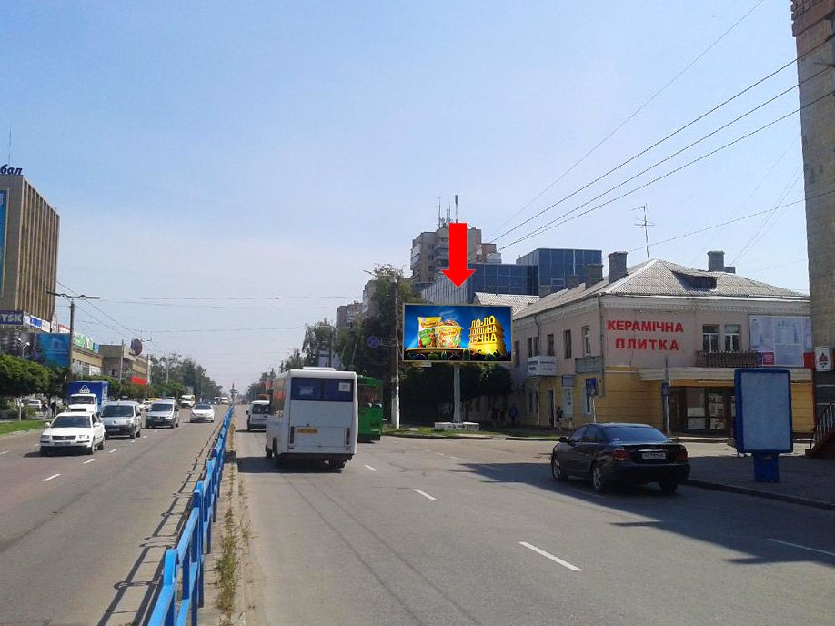 Билборд формат Призма 3x6 №173253 в городе Житомир (Житомирская область) `Билборд №173253 в городе Житомир (Житомирская область), размещение наружной рекламы, IDMedia-аренда по самым низким ценам!`