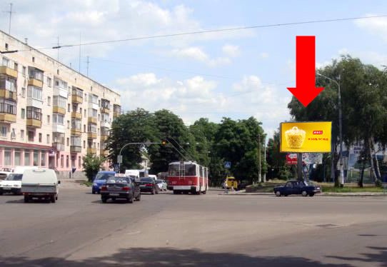 Білборд формат Призма 3x6 №173258 в городе Житомир (Житомирська область) Білборд №173258 в місті Житомир (Житомирська область), розміщення зовнішнішньої реклами, IDMedia-оренда найнижчі ціни!