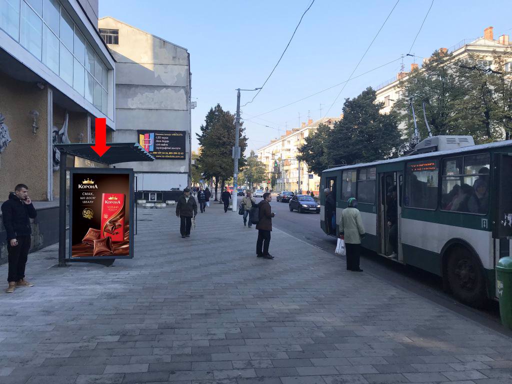 Сітілайт №173262 в місті Житомир (Житомирська область), розміщення зовнішнішньої реклами, IDMedia-оренда найнижчі ціни!