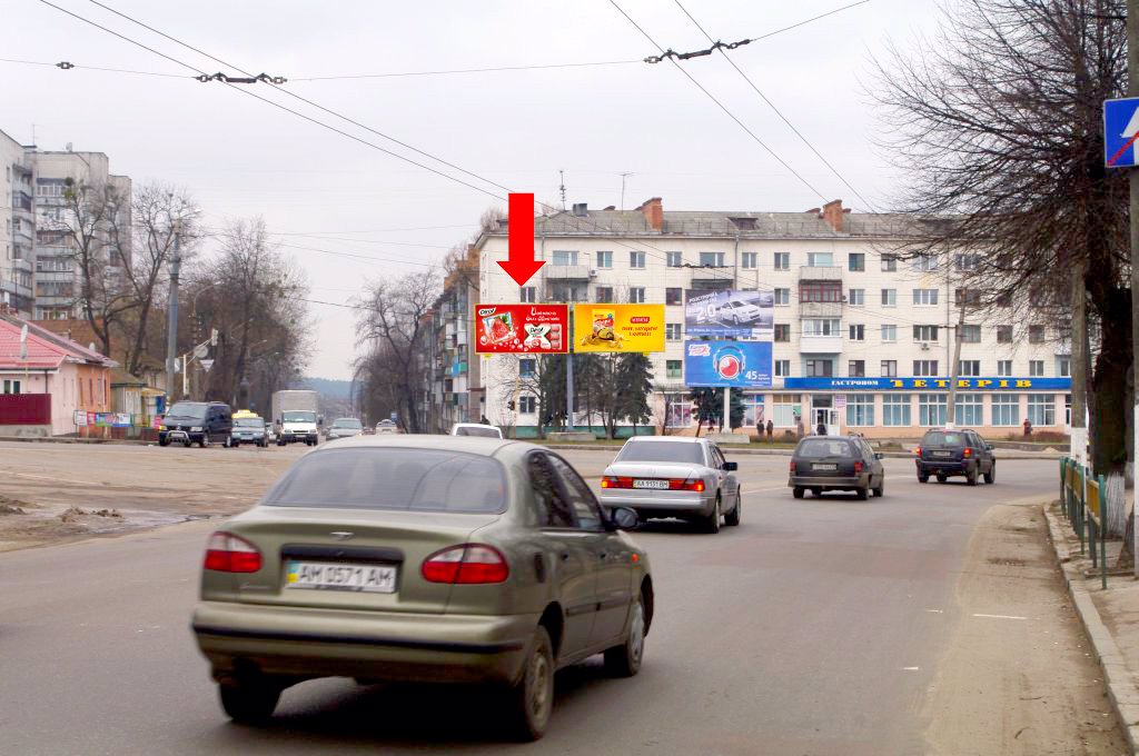 `Билборд №173312 в городе Житомир (Житомирская область), размещение наружной рекламы, IDMedia-аренда по самым низким ценам!`