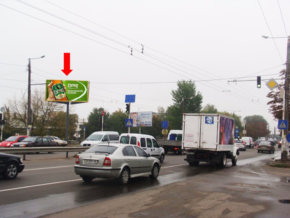 Білборд №173322 в місті Житомир (Житомирська область), розміщення зовнішнішньої реклами, IDMedia-оренда найнижчі ціни!