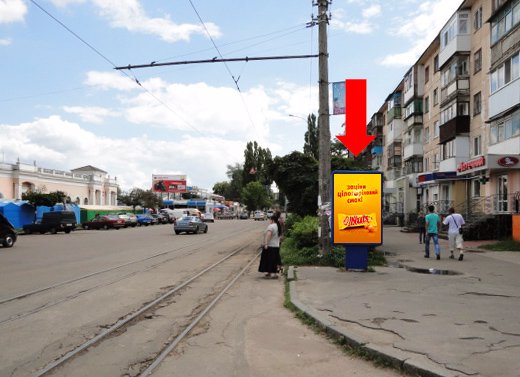 Сітілайт №173359 в місті Житомир (Житомирська область), розміщення зовнішнішньої реклами, IDMedia-оренда найнижчі ціни!