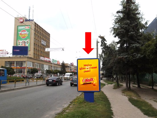 Сітілайт №173367 в місті Житомир (Житомирська область), розміщення зовнішнішньої реклами, IDMedia-оренда найнижчі ціни!