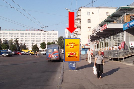 Сітілайт №173369 в місті Житомир (Житомирська область), розміщення зовнішнішньої реклами, IDMedia-оренда найнижчі ціни!