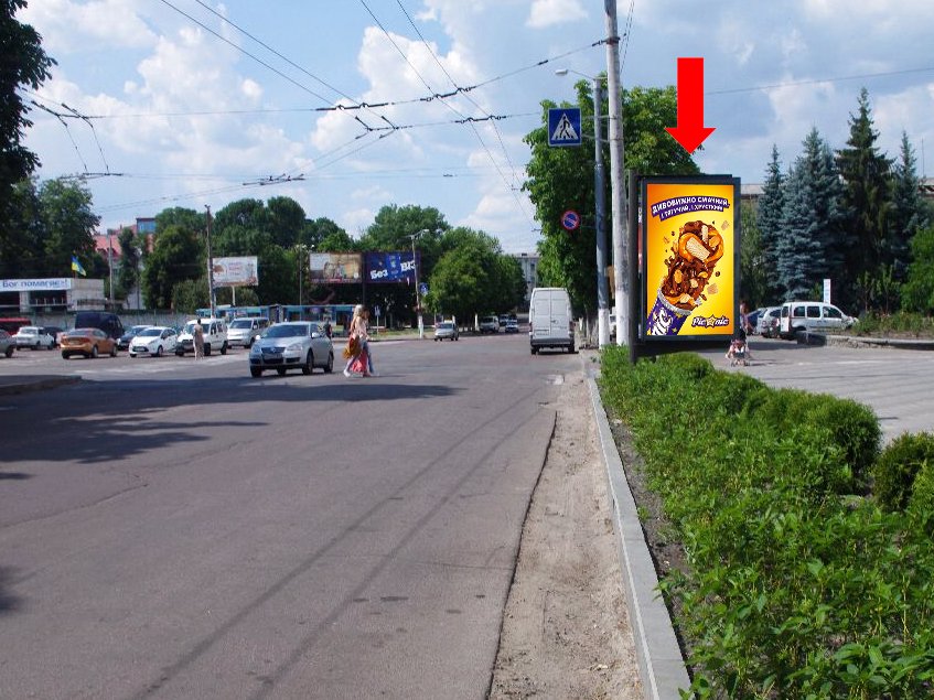 Сітілайт №173372 в місті Житомир (Житомирська область), розміщення зовнішнішньої реклами, IDMedia-оренда найнижчі ціни!