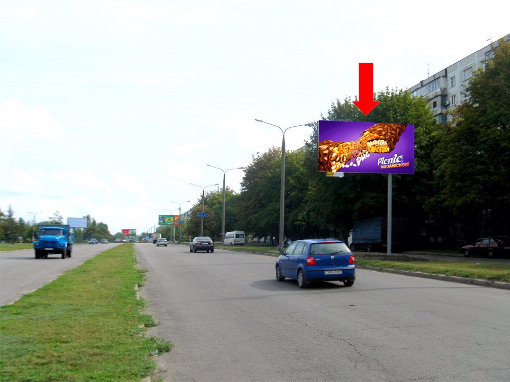 `Билборд №174078 в городе Запорожье (Запорожская область), размещение наружной рекламы, IDMedia-аренда по самым низким ценам!`
