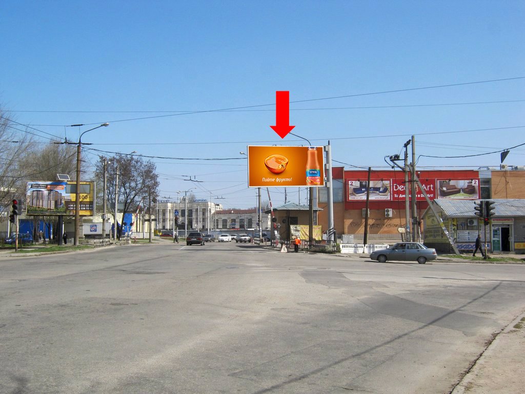 `Билборд №174166 в городе Запорожье (Запорожская область), размещение наружной рекламы, IDMedia-аренда по самым низким ценам!`