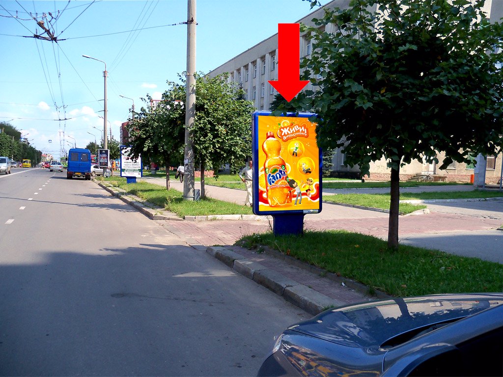 Сітілайт №175135 в місті Івано-Франківськ (Івано-Франківська область), розміщення зовнішнішньої реклами, IDMedia-оренда найнижчі ціни!