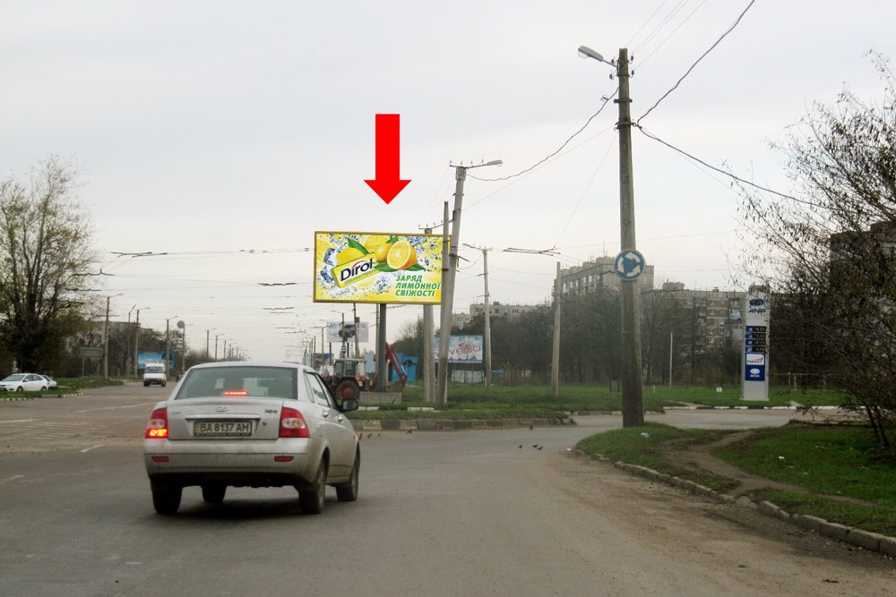 Білборд №175336 в місті Кропивницький (Кіровоградська область), розміщення зовнішнішньої реклами, IDMedia-оренда найнижчі ціни!