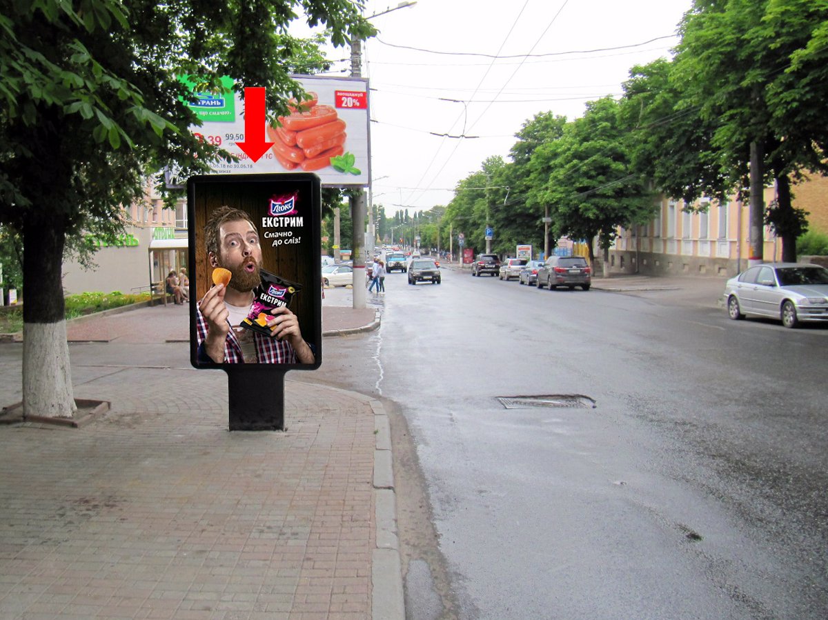 Сітілайт №175743 в місті Кропивницький (Кіровоградська область), розміщення зовнішнішньої реклами, IDMedia-оренда найнижчі ціни!