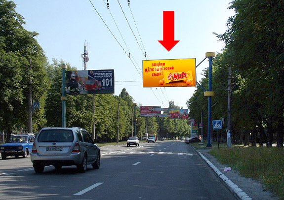 `Билборд №176055 в городе Кременчуг (Полтавская область), размещение наружной рекламы, IDMedia-аренда по самым низким ценам!`