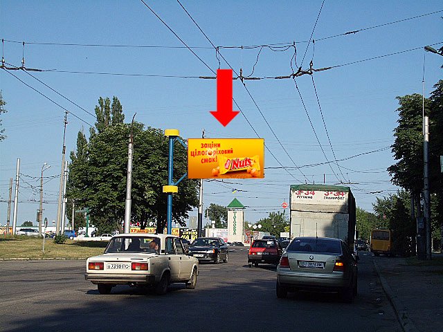 `Билборд №176068 в городе Кременчуг (Полтавская область), размещение наружной рекламы, IDMedia-аренда по самым низким ценам!`