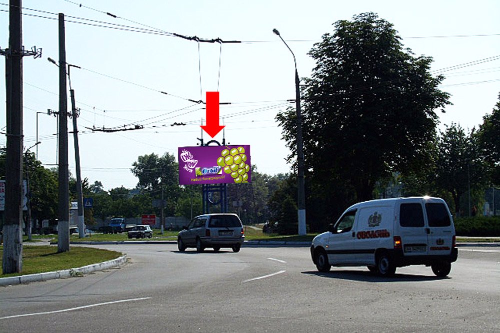 `Билборд №176081 в городе Кременчуг (Полтавская область), размещение наружной рекламы, IDMedia-аренда по самым низким ценам!`