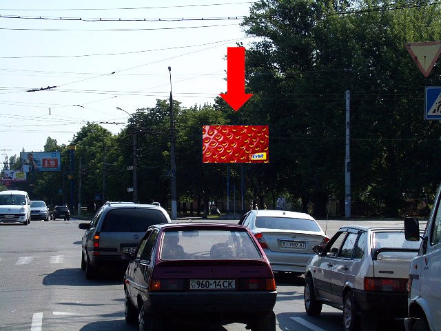 `Билборд №176090 в городе Кременчуг (Полтавская область), размещение наружной рекламы, IDMedia-аренда по самым низким ценам!`