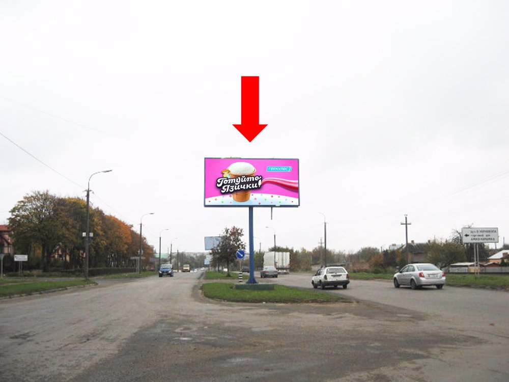 `Билборд №177062 в городе Луцк (Волынская область), размещение наружной рекламы, IDMedia-аренда по самым низким ценам!`