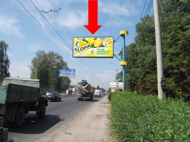 `Билборд №177096 в городе Луцк (Волынская область), размещение наружной рекламы, IDMedia-аренда по самым низким ценам!`