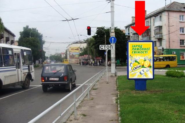 Сітілайт №177118 в місті Луцьк (Волинська область), розміщення зовнішнішньої реклами, IDMedia-оренда найнижчі ціни!