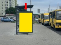 Сітілайт у місті Львів #177554 за адресою Мазепи вул., 25 (зупинка "Лікарня швидкої допомоги"), в бік вул. Миколайчука Сітілайт №177554 в місті Львів (Львівська область), розміщення зовнішнішньої реклами, IDMedia-оренда найнижчі ціни!