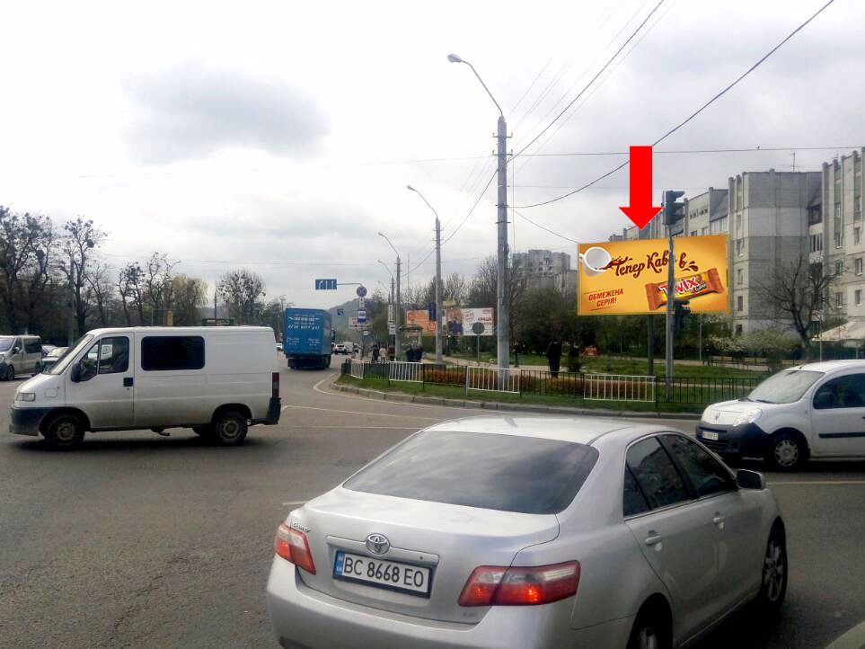 `Билборд №177568 в городе Львов (Львовская область), размещение наружной рекламы, IDMedia-аренда по самым низким ценам!`
