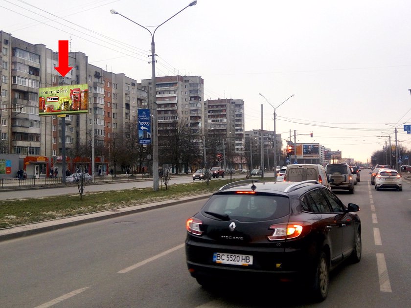 `Билборд №177612 в городе Львов (Львовская область), размещение наружной рекламы, IDMedia-аренда по самым низким ценам!`