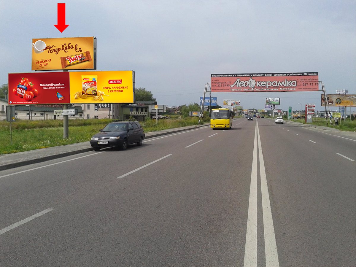 Билборд формат 3x6 №178080 в городе Львов (Львовская область) `Билборд №178080 в городе Львов (Львовская область), размещение наружной рекламы, IDMedia-аренда по самым низким ценам!`